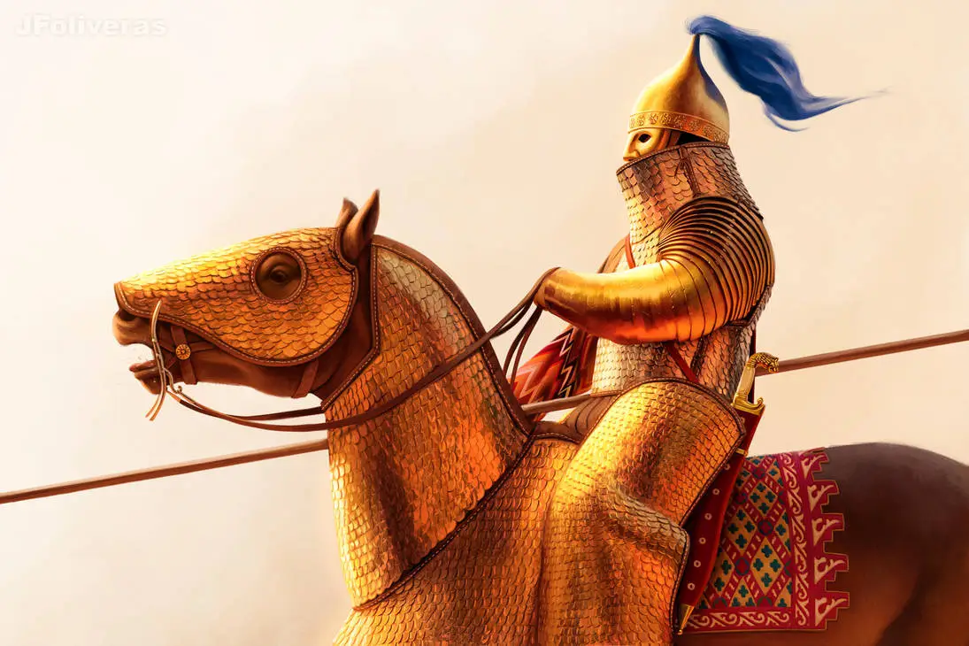 Persian Sassanid Savaran Cataphract knight paladin warrior